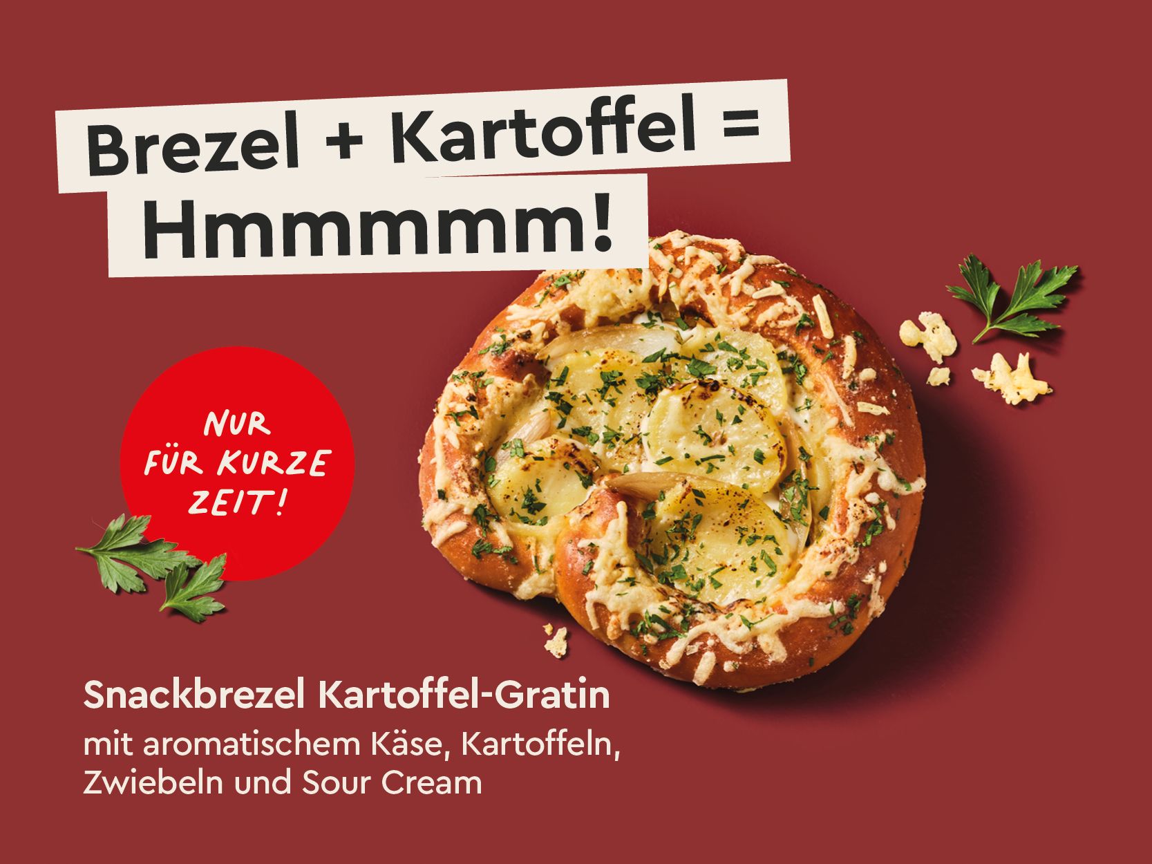 NEU: Snackbrezel Kartoffel-Gratin